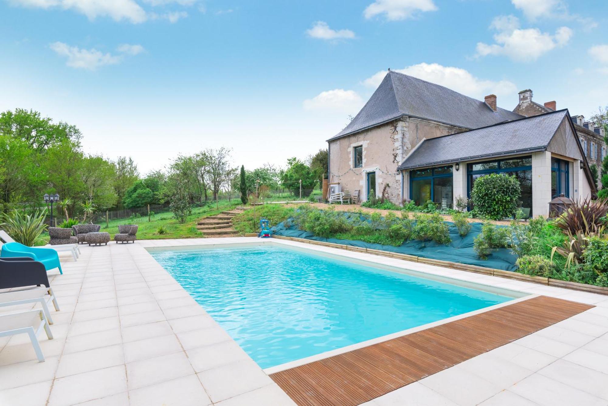 La Fontaine Du Mont Hotel Mûrs-Erigné Kültér fotó